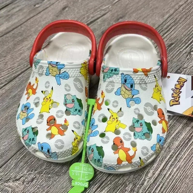 Kawaii Pokémon Hole Sandals - Pikachu, Squirtle & Charmander Slippers - Cyprus