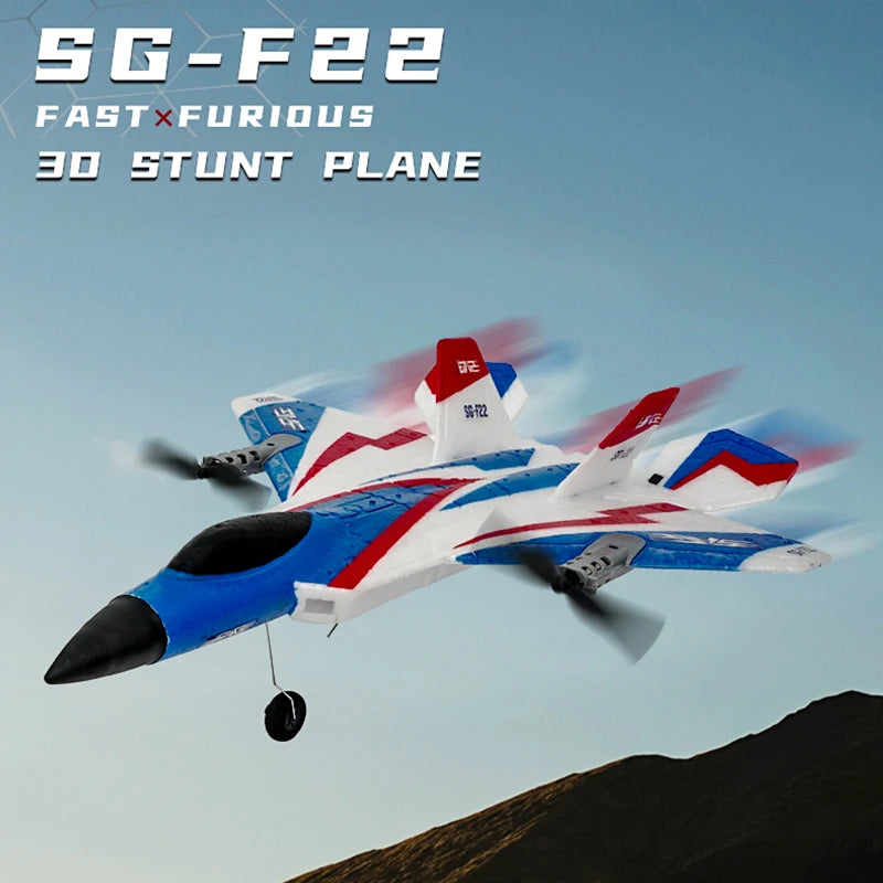 JIKEFUN F22 RC Stunt Plane with 4K Camera and 6G Auto Stabilisation