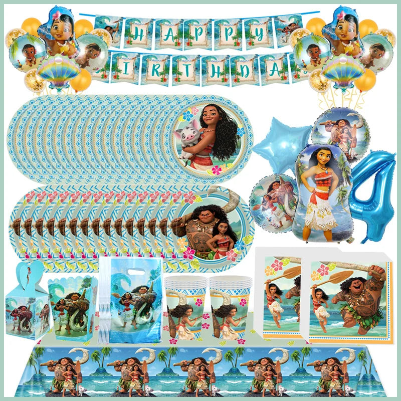 Moana Birthday Party Decoration Supplies - Cyprus