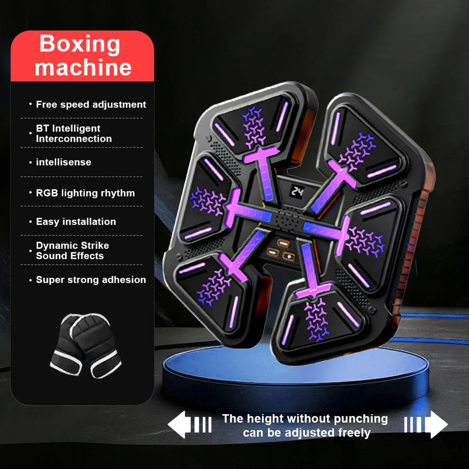 Trainer de boxe intelligente pour la maison - Machine de fitness murale Bluetooth pour adultes et enfants