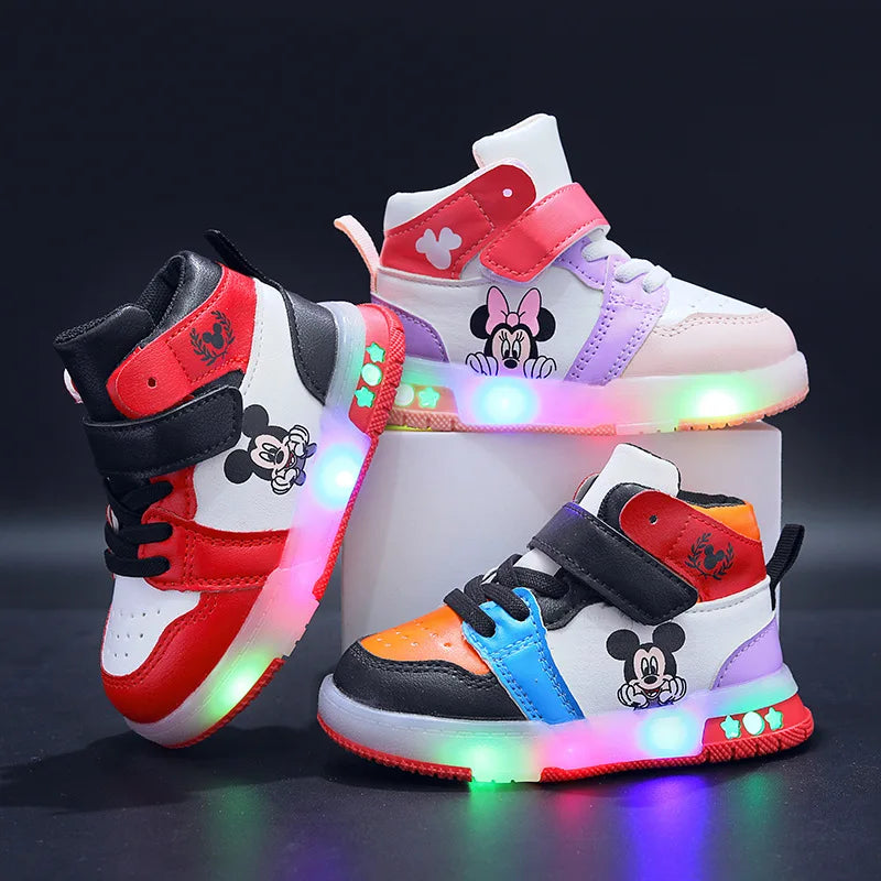 Disney Mickey Mouse LED Casual Sneakers for Kids - Cyprus