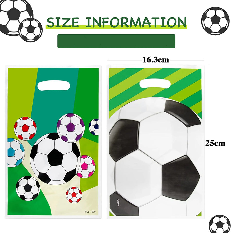 TAKARA TOMY 10pcs Soccer Gift Bags - Football Party Supplies - Cyprus