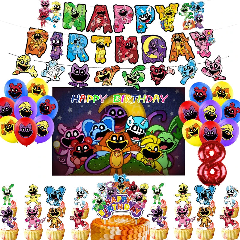 Lächelnde Critters Birthday Party Decoration Set - Zypern