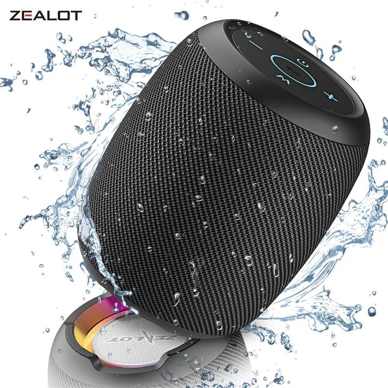 ZELOT S53 Ασύρματο ηχείο Bluetooth: 10W Super Loud Sound, 12ωρη ώρα παιχνιδιού 🎶