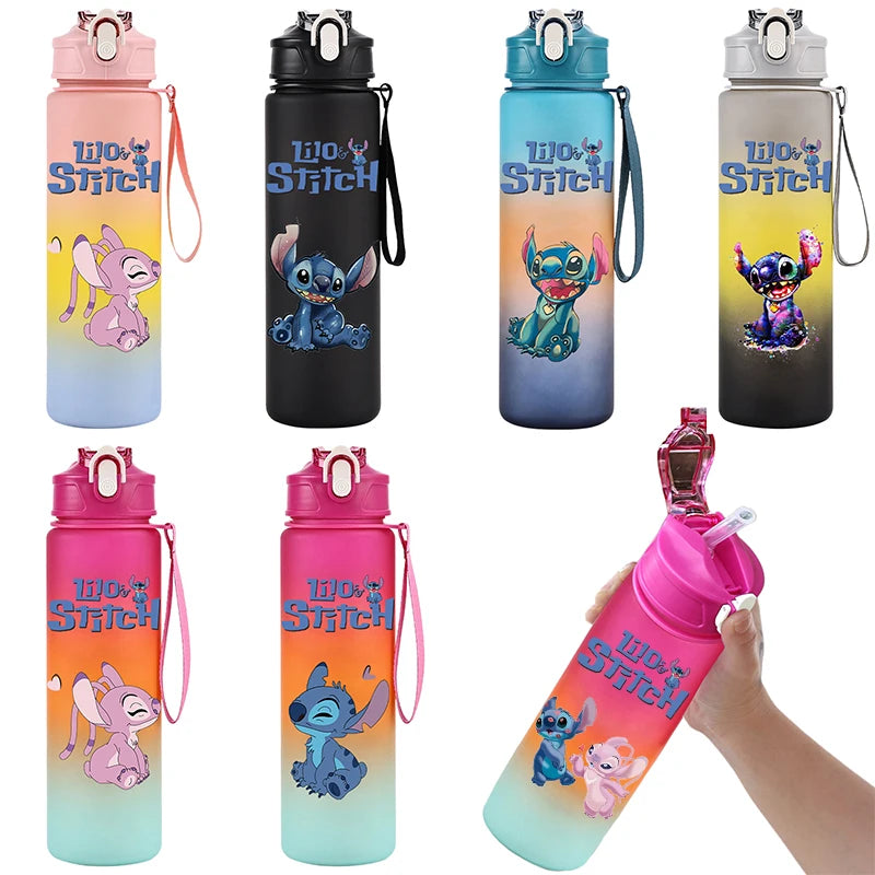 Disney Lilo & Stitch 750 ml süße tragbare Wasserflasche für Kinder