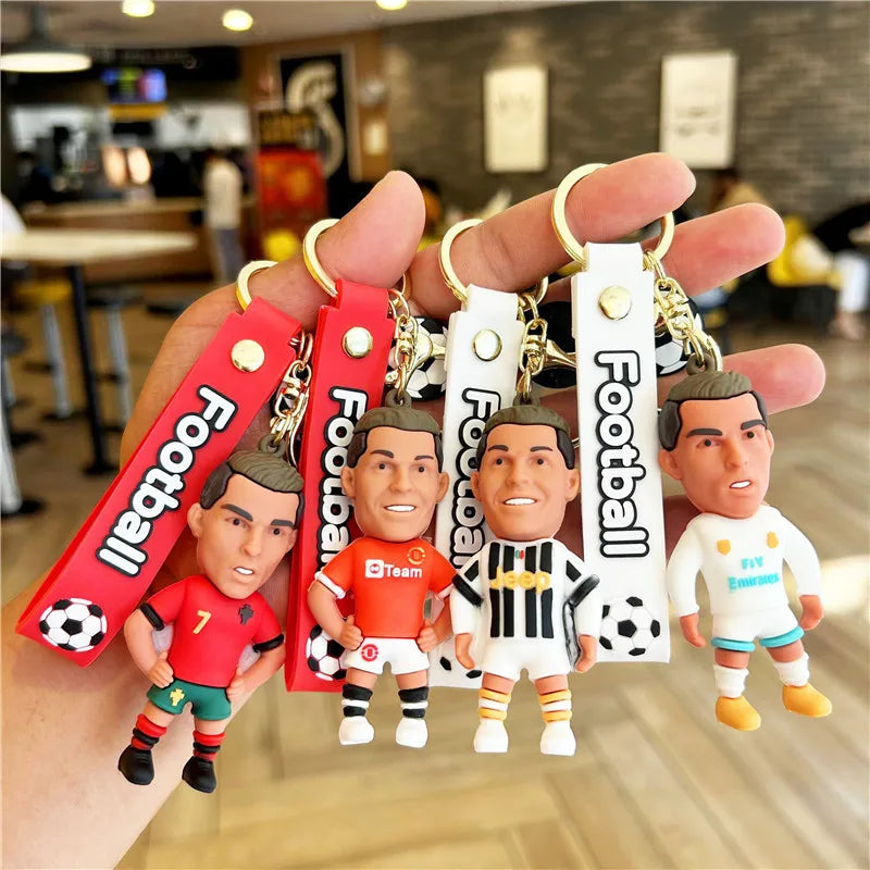 Miniso Creative Cartoon C.Ronaldo & Messi Подвеска для ключей - Кипр