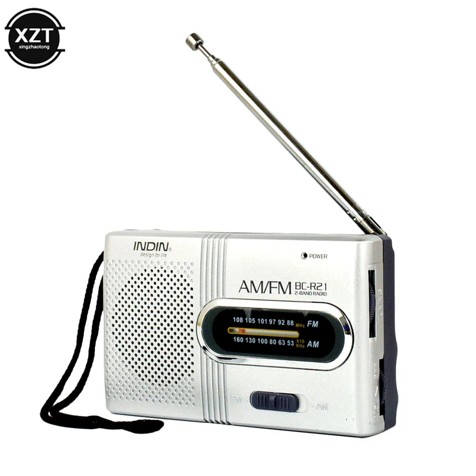 WYMECT Portable Retro AM/FM Radio with Telescopic Antenna - Cyprus