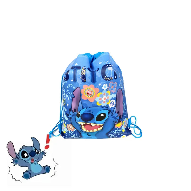 Sevimli  Stitch Dokunmayan Drawstring Sırt Çantası - Kıbrıs