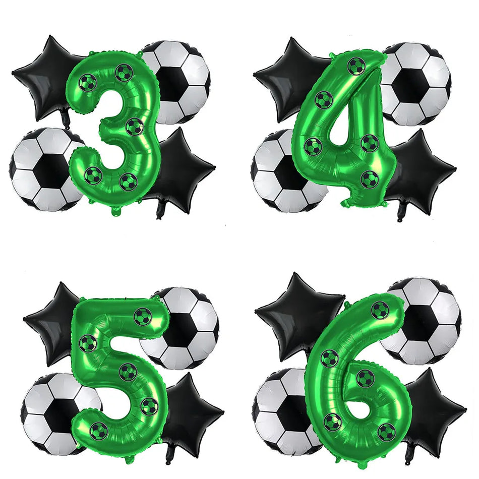 🔵 Soccer Balloon Kit Birthday Decor - Cyprus