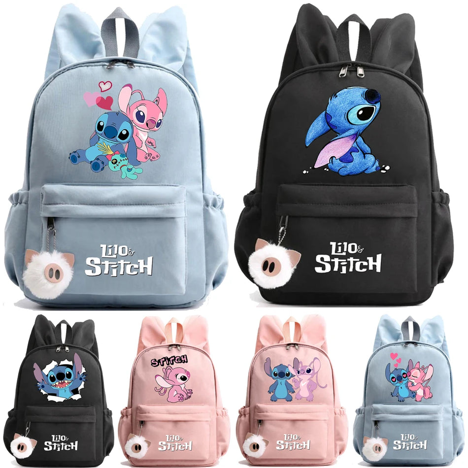 Lilo Stitch -Rucksack für Mädchen Jungen Teenager | Schul- und Reisetasche - Zypern