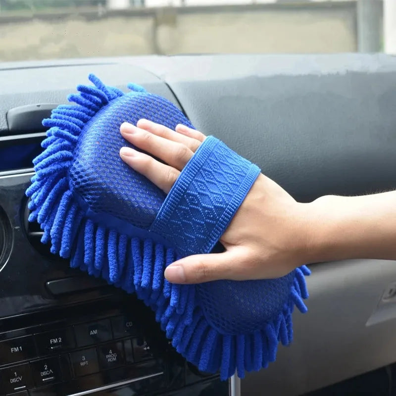 Araç Yıkama Mikrofiber Araç Yıkayıcı Sünger Temizleme Araç Bakımı Detaylandırma Fırçaları Yıkama Havlusu Otomatik Eldiven Stil Aksesuarları Gadget