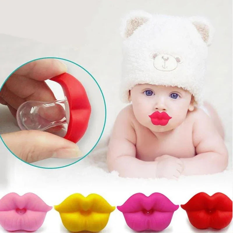 Kuss Lippen Schnurrbart Schnuller - lustiges Silikon -Soother für Babys - Zypern