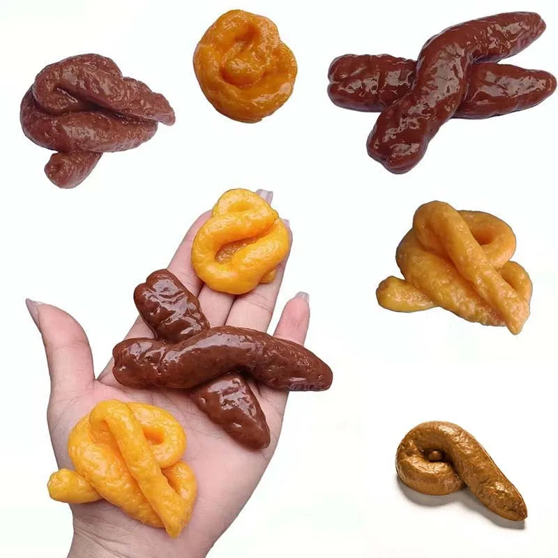 Decompression Poop Toys Compulsive Spoof Fake Poop Q Elastic μπορεί να κολλήσει στο τοίχο Poop Creative Novelty Toy