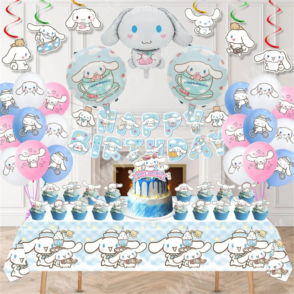 Cinnamoroll -Geburtstagsfeier -Dekoration Set - Zypern