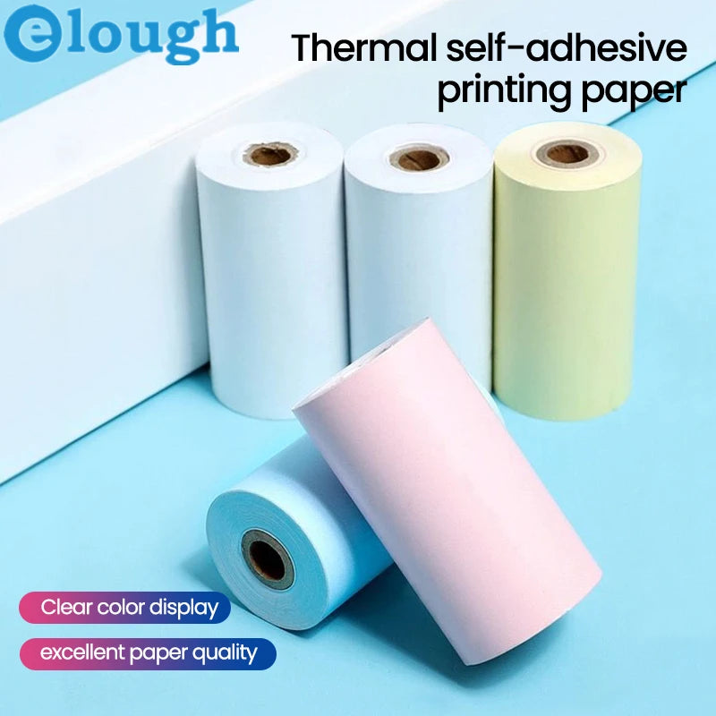 57MM Mini Printer Thermal Sticker Paper Rolls for Instant Photo Printing - Cyprus