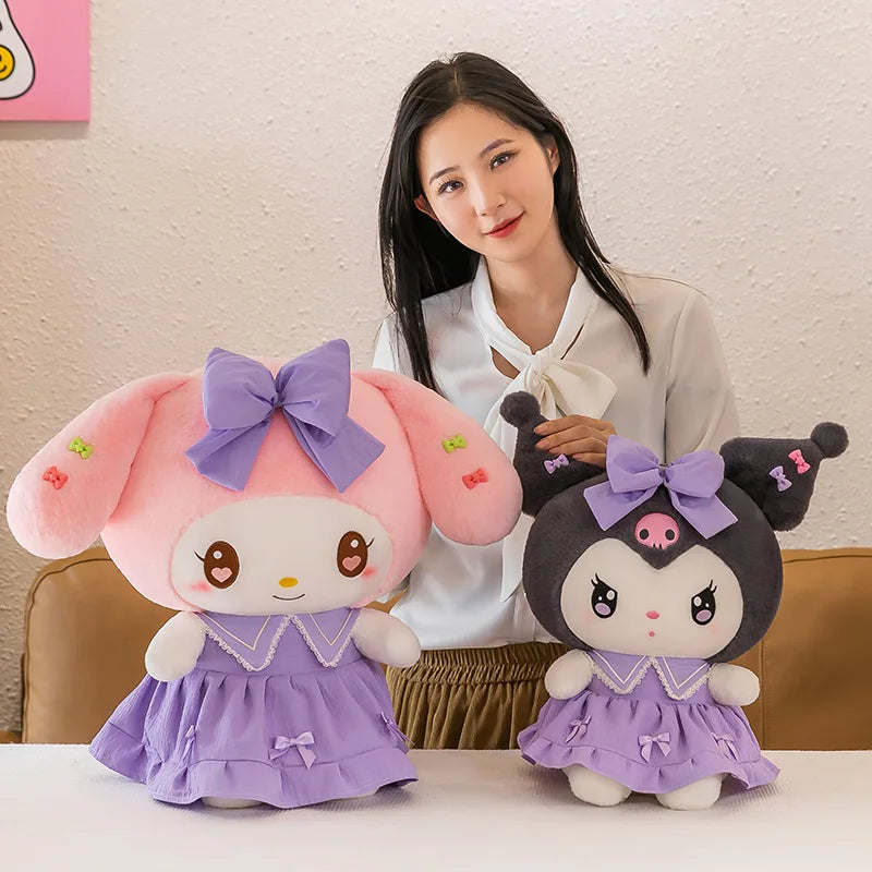 Μεγάλο μέγεθος βελούδινη Kuromi Melody Cinnamoroll Toys Pillow 40cm - Κύπρο