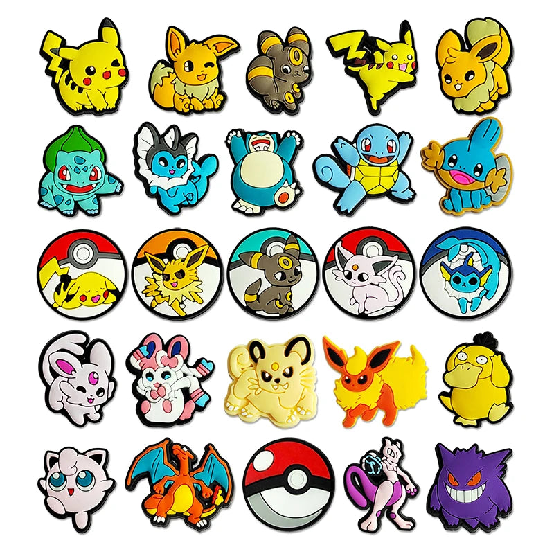 Kawaii cartoon pokémon παπούτσια charms - Κύπρο