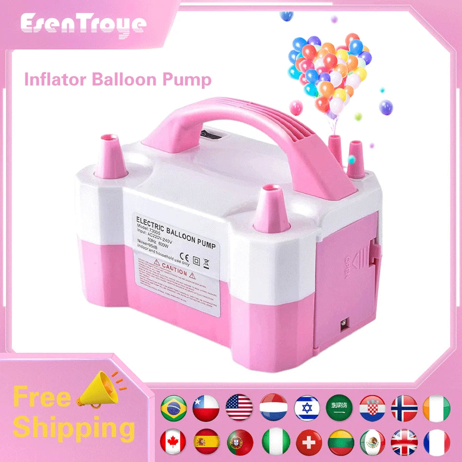 EsenTroye Double-hole AC Portable Electric Balloon Pump Cyprus