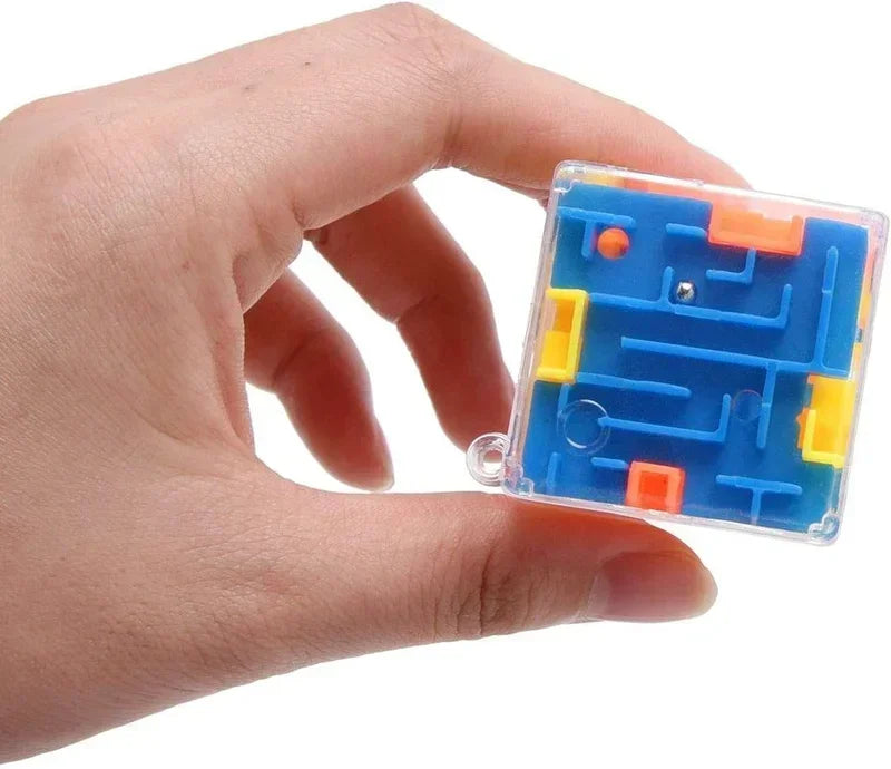 3D Maze Magic Cube έξι όψεις διαφανές παζλ ταχύτητας κύκλος κύλινδρος μπάλα μαγικά κύβους παιχνιδιών λαβυρίνθων για παιδιά ανακουφιστές άγχους