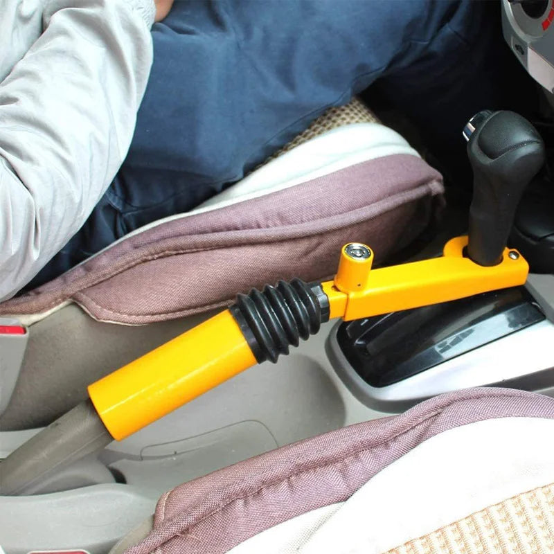 Adjustable Car Gear Lock & Retractable Handbrake Security 🚗