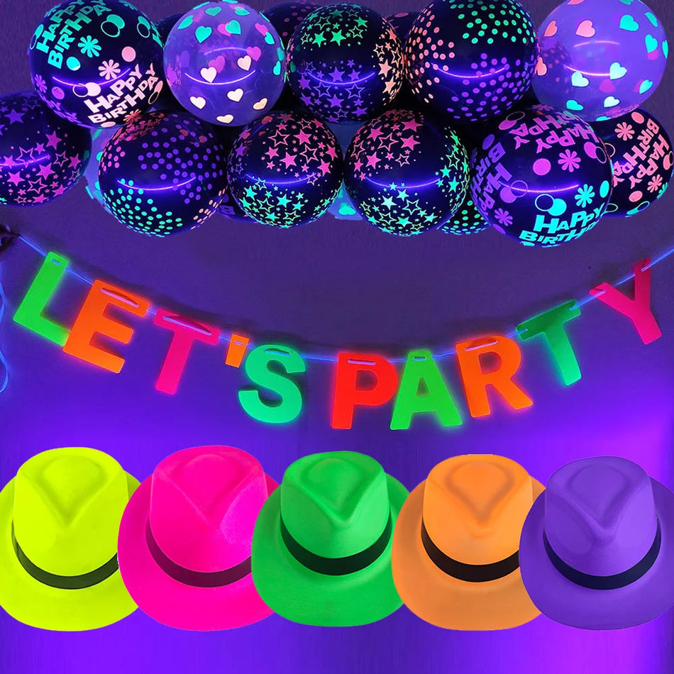 Neon Glow Party Decor Set - Cyprus