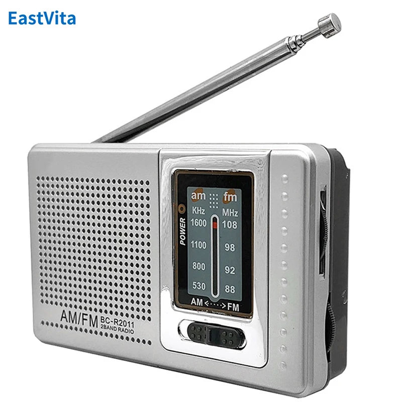 EastVita BC-R2011 Portable AM/FM Radio with Telescopic Antenna - Cyprus