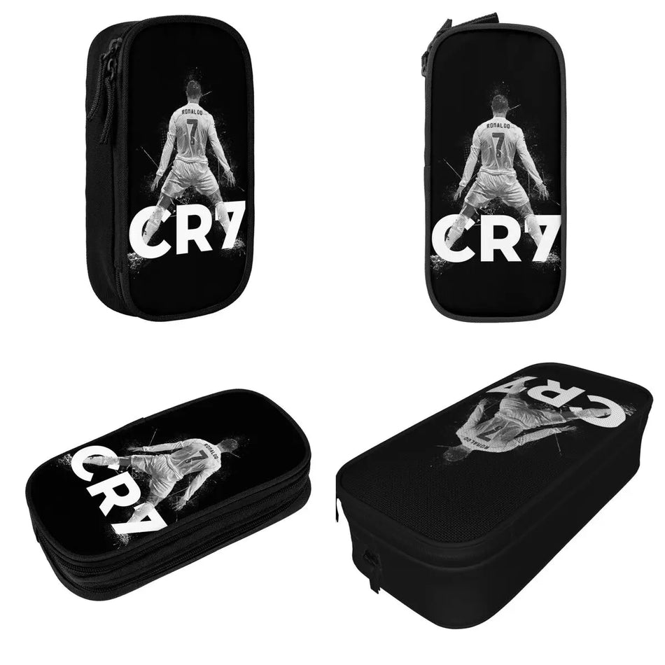 CR7 Football Pencil Case - Large Storage Bag for Students - Cyprus