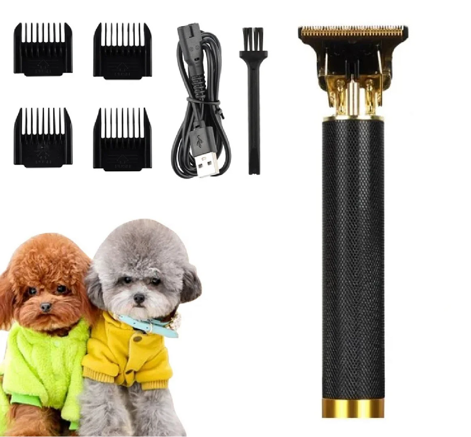 Ultra-Quiet Rechargeable Dog Hair Clipper with Precision Blades