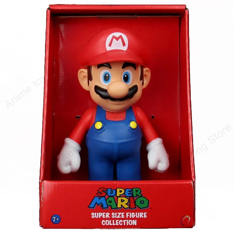 🔵 Super Mario Bros Toys Mario Luigi Yoshi Peach Bowser Donkey Kong Anime Figures Action Collection Toys Model Dolls for Kids Gifts