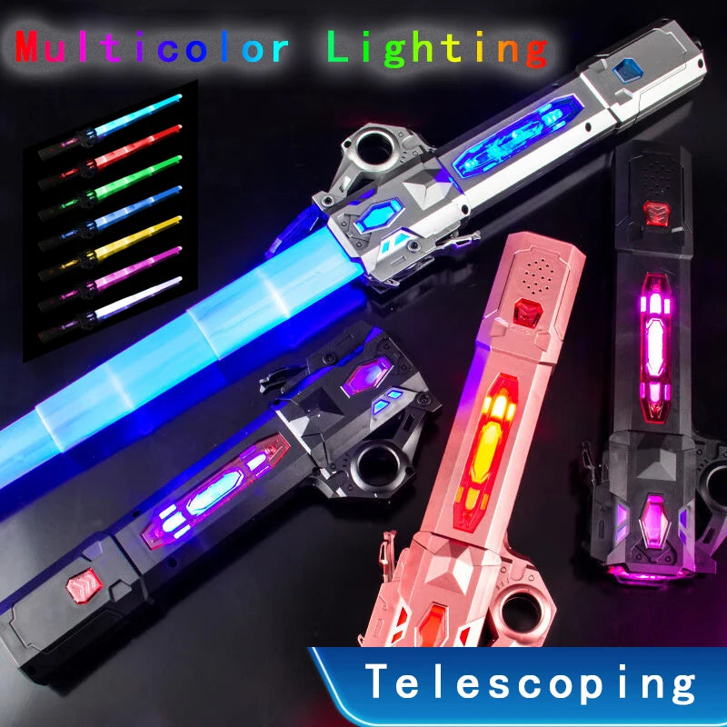 Telescopic Luminous Lightsaber for Kids - Rechargeable Glow Stick