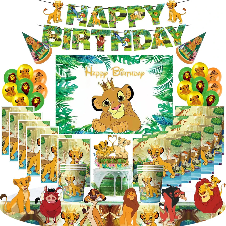 The Lion King Simba Birthday Party Pack - Cyprus