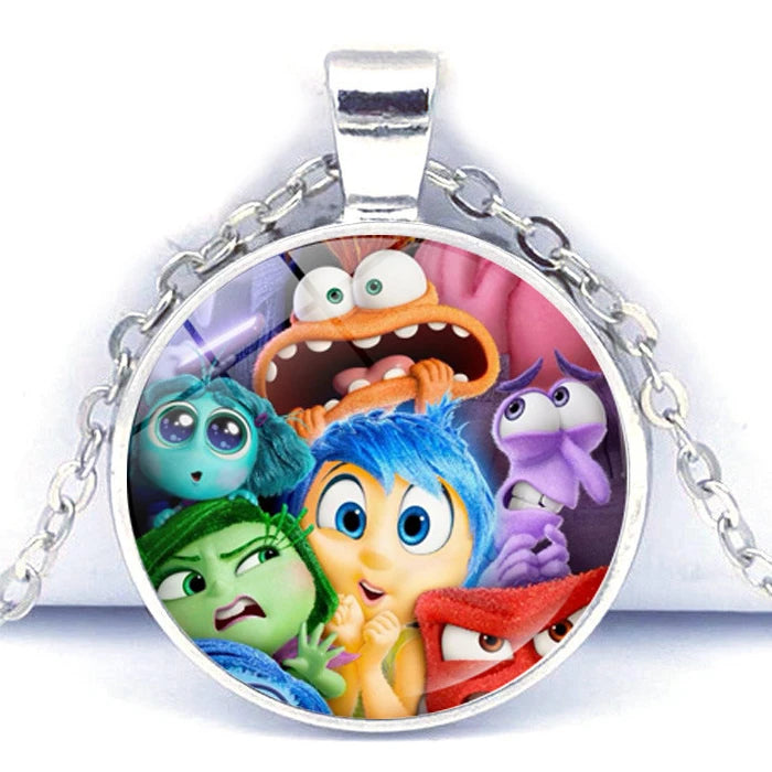 Inside Out 2 Necklace Kids Cartoon Fashion Jewelry - Cyprus