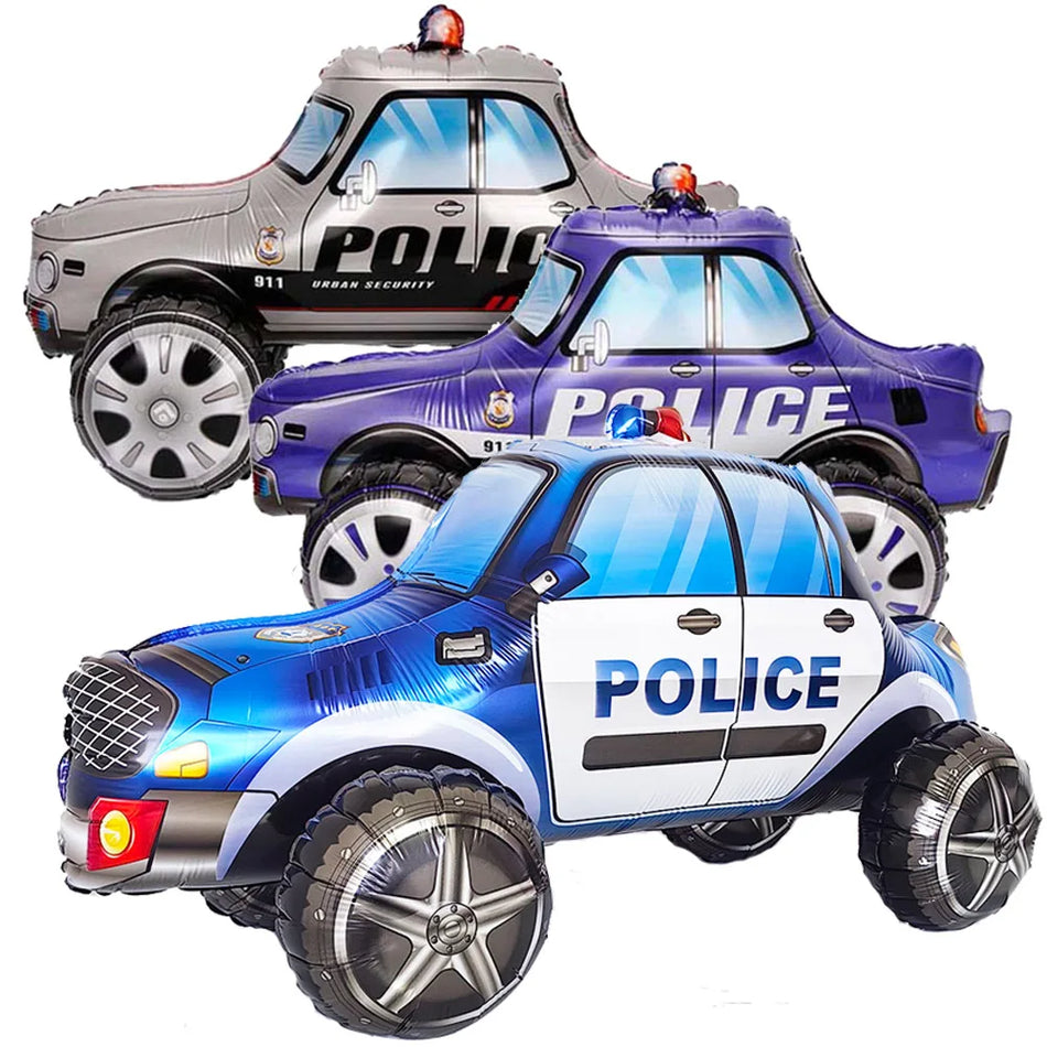 🔵 Полицейский грузовик Фольгарный шарик | Украшение на день рождения мальчиков - Кипр