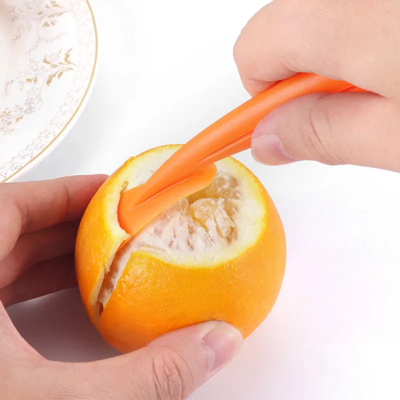 New Orange Peeler Stripper Orange Device Peeling Knife Juice Helper Citrus Opener Creative Kitchen Fruit Vegetable Tool