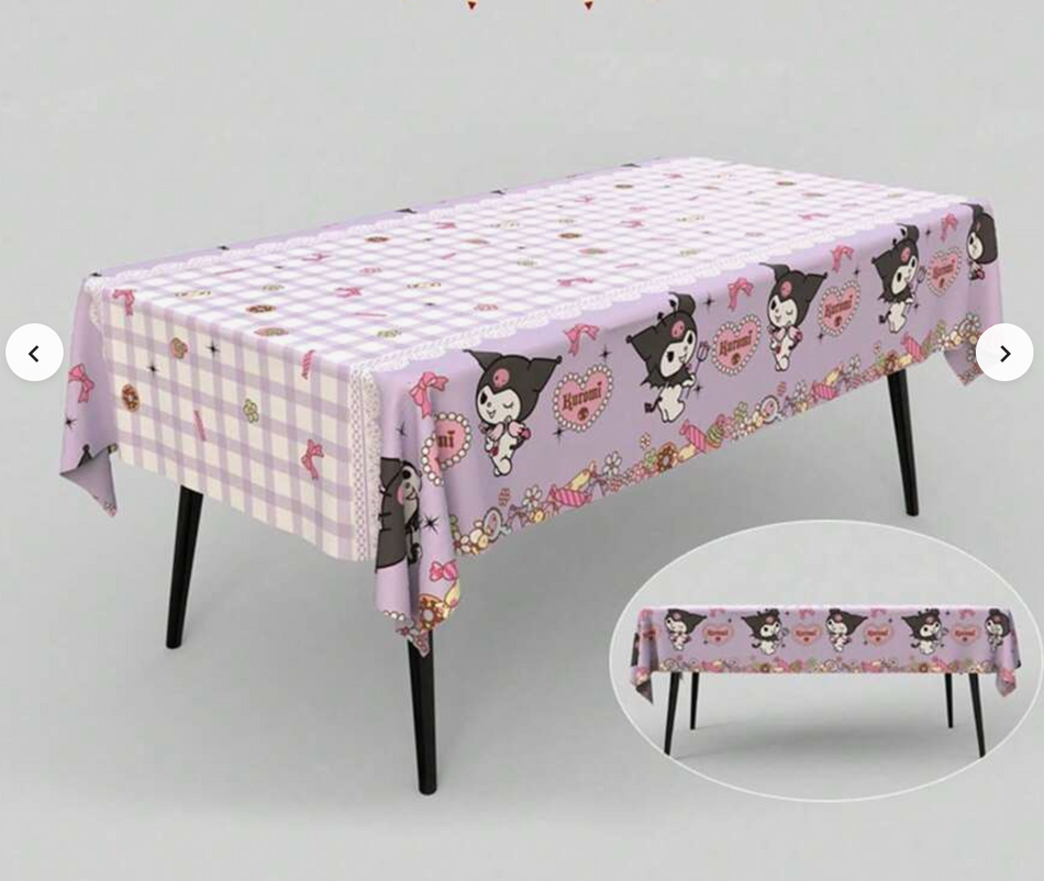 1Pc Nappe Kuromi, Parfaite Pour Décorer les Anniversaires 