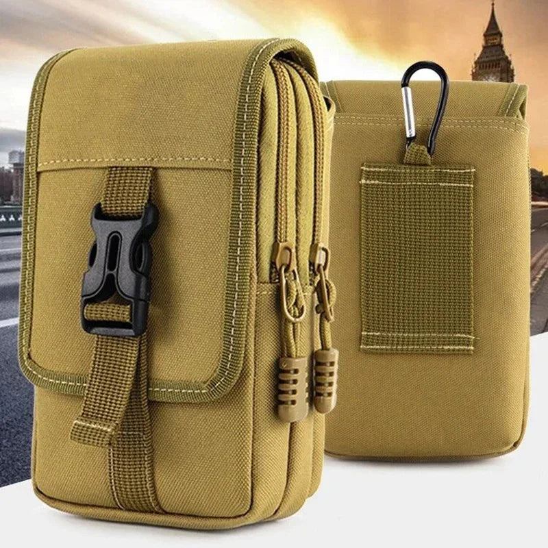 Moonbiffy EDC Molle Bag Taille Fanny Pack: wasserdichte taktische Telefonbeutel