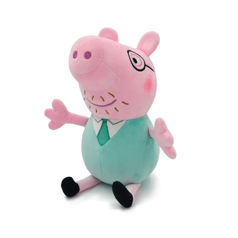 🔵 Peppa Pig Family 4Pcs Plush Toys Set - Holiday Decor & Christmas Gifts - E－STRONG - Cyprus