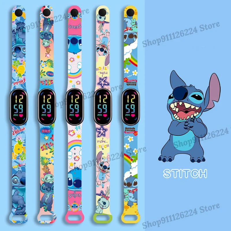 Disney Stitch Αδιάβροχη ψηφιακή οθόνη αφής ρολόι για κορίτσια - Κύπρο