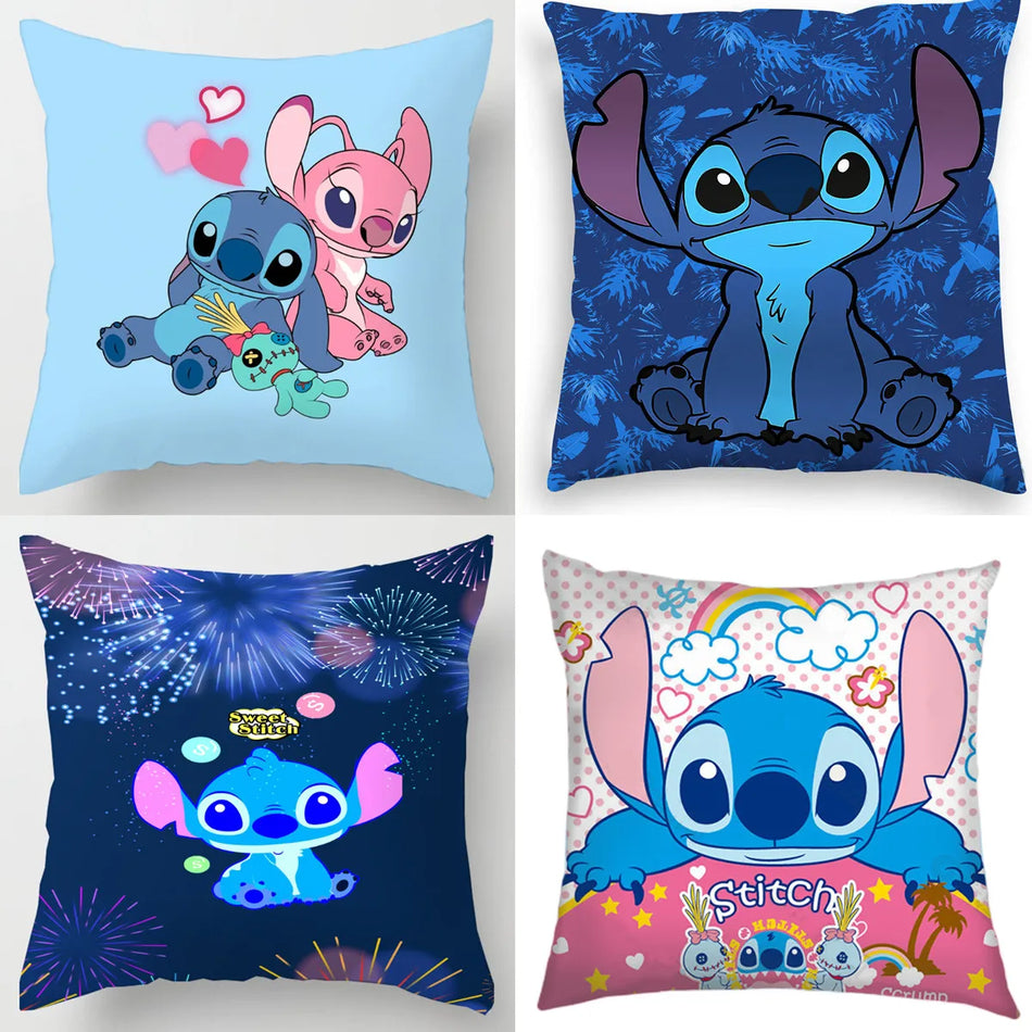 Kawaii Disney Stitch Double-Sided Print Pillowcase - Cyprus