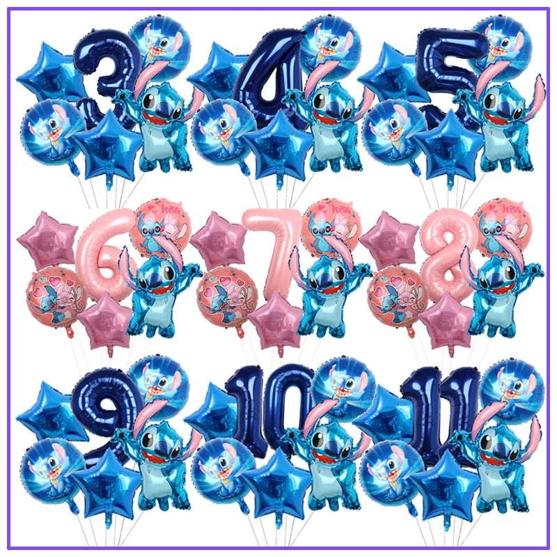 Stitch-Geburtstagsfeier-Luftballons Lilo & Stitch-Ballon-Sets – Zypern