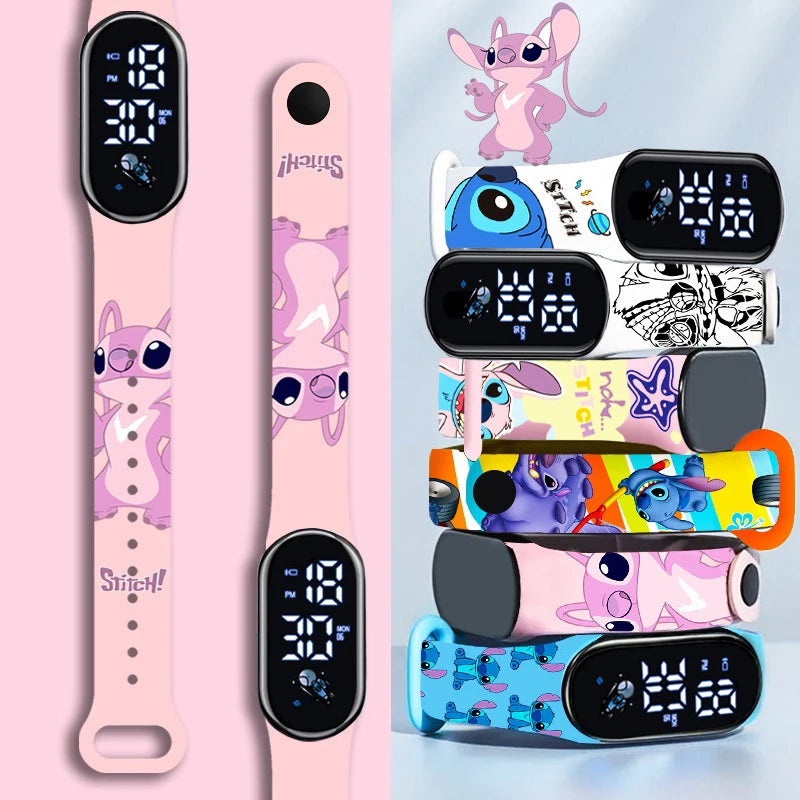 Disney Stitch Waterproof Sport Touch Screen Watch for Kids - Cyprus