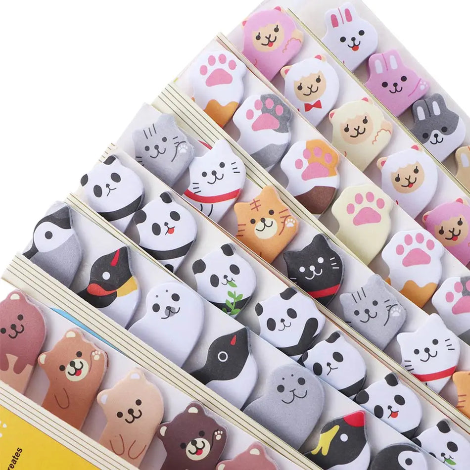 Cute Animal Memo Pads Sticky Notes Planner Stickers Scrapbook Index Bookmarks - Cyprus