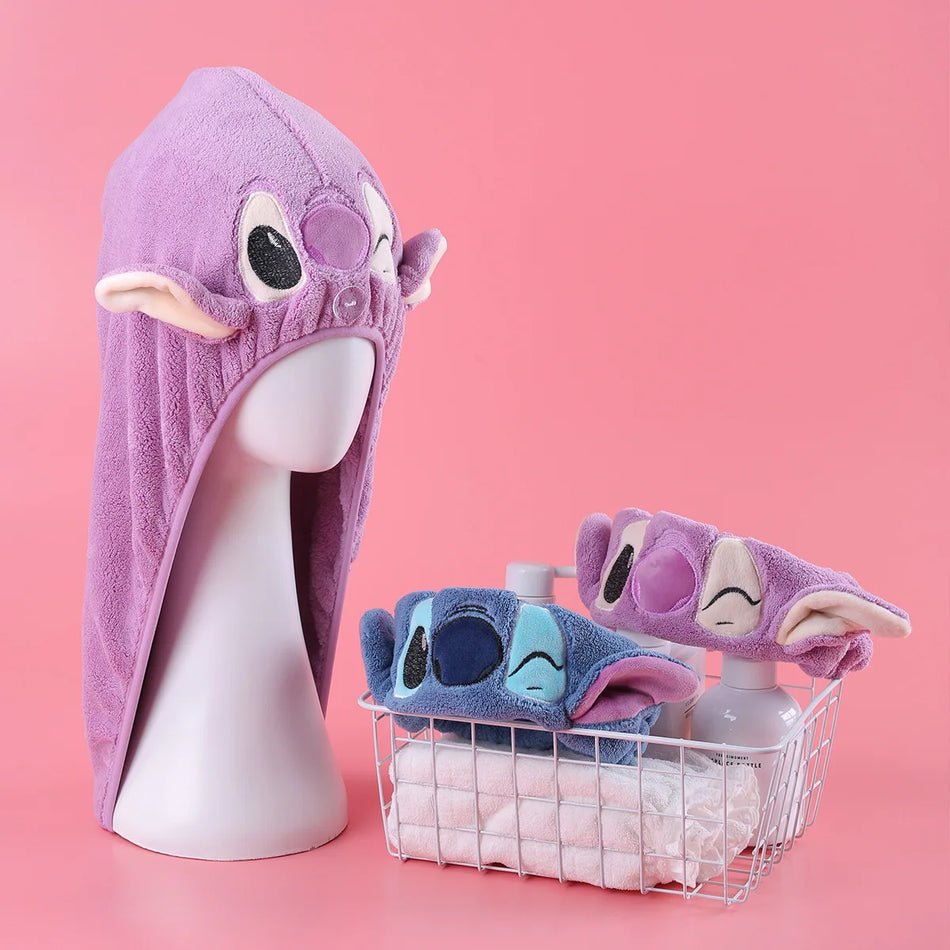 Lilo and Stitch Quick Dry Hair Towel - Cyprus