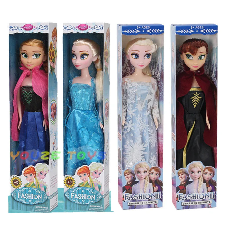 Elsa Anna Figure Princess Doll Toys Snow Queen Girls Christmas Gift - Cyprus