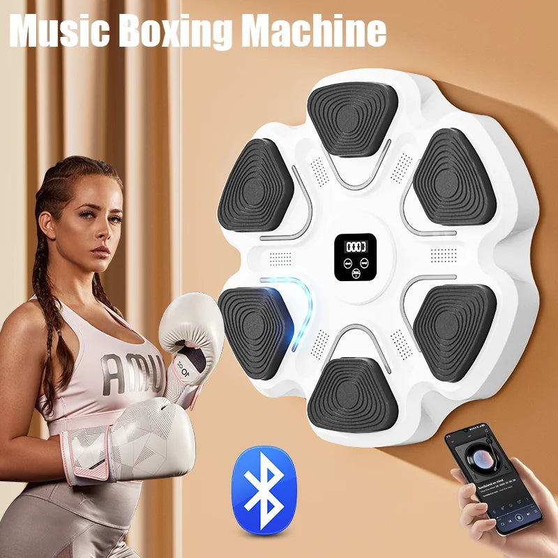 Bluetooth Music Boxing Wall Target Trainer pour l'agilité et la remise en forme de réaction