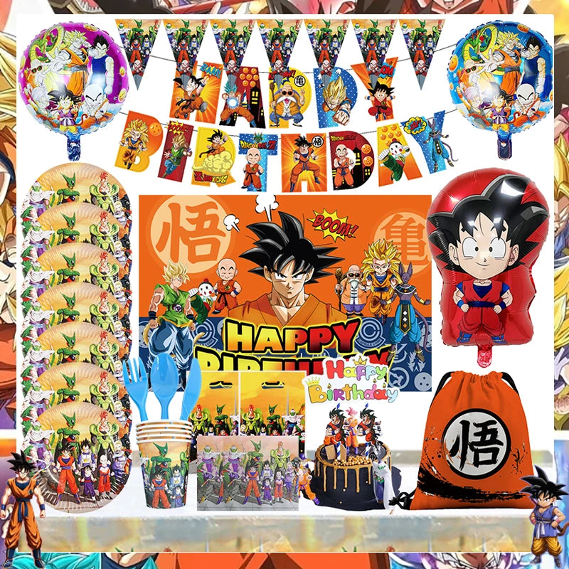 Dragon Ball Z Son Goku Birthday Party Supplies - Cyprus