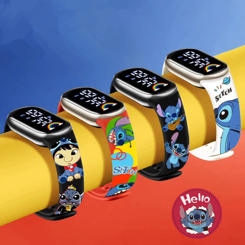 Disney Stitch Kids Waterproof LED Watch - Cyprus