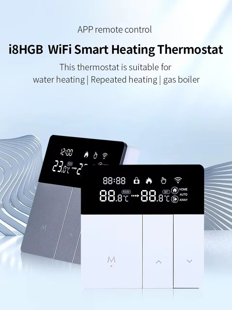 Smart Voice-Controlled Heating Thermostat with LCD Display