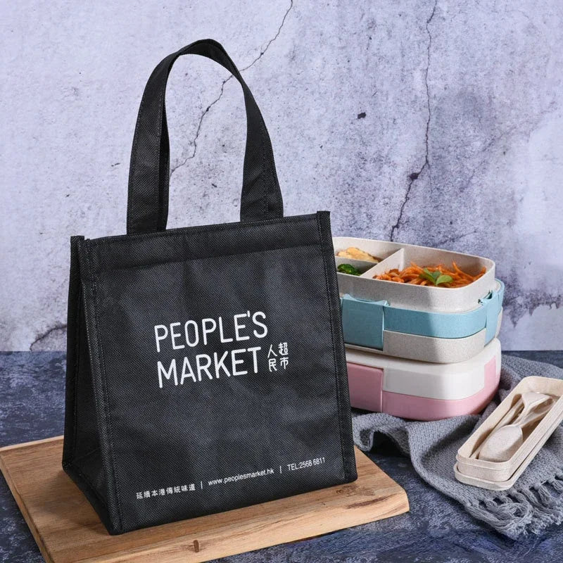 Lunch Bag Insulated Cold Simplicity Picnic Carry Case Thermal Portable Lunch Container Lunch Box Bento Pouch Food Storage Bags