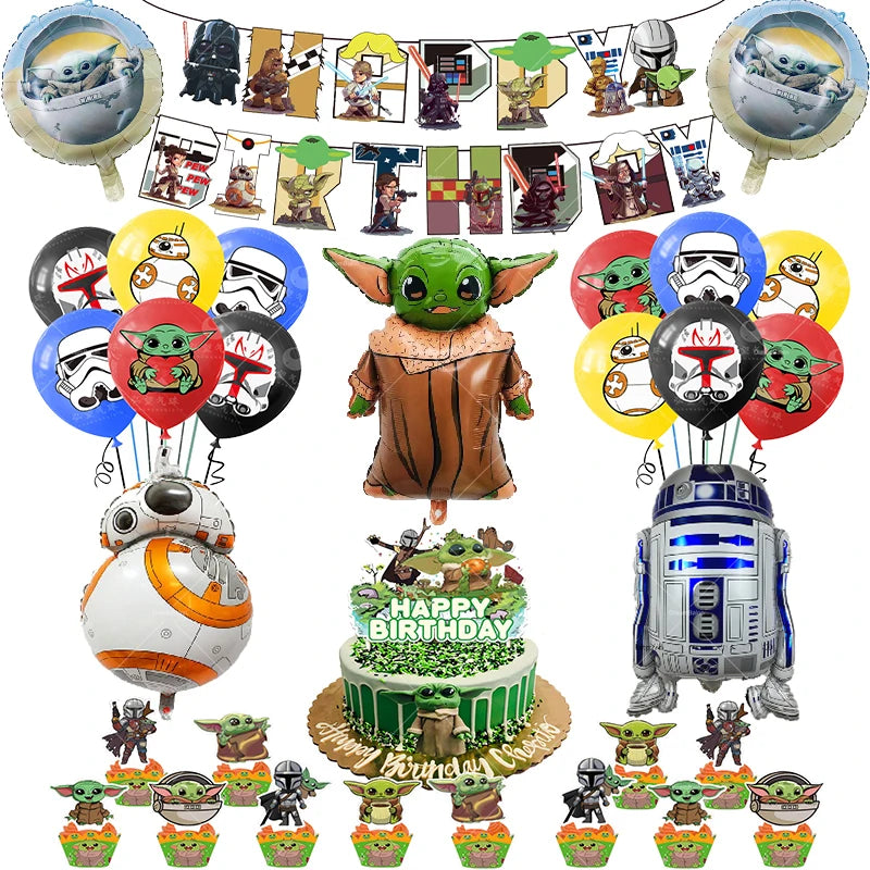 Star Wars Master Yoda Birthday Party Decoration Set - Cyprus